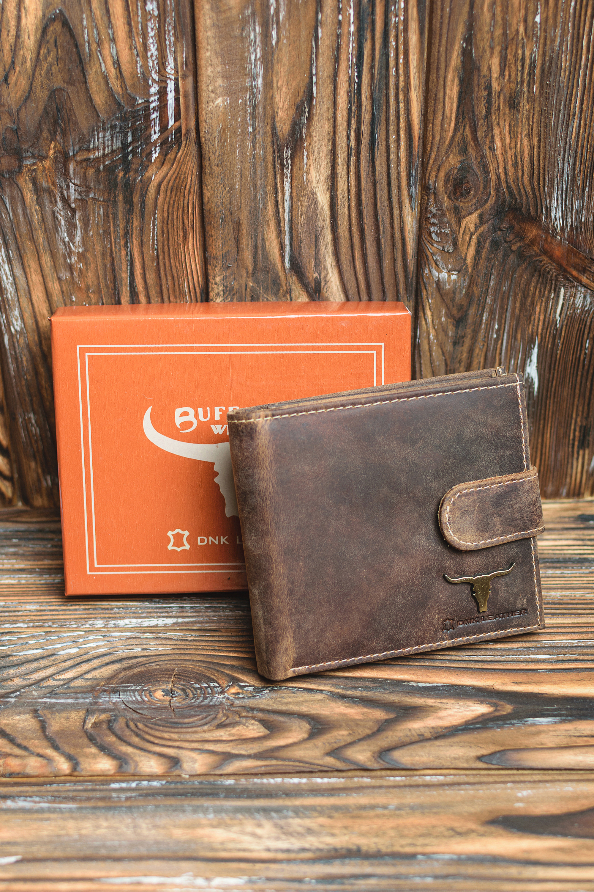 Гаманець чоловічий DNK Leather DNK-01L-BAW-TAN